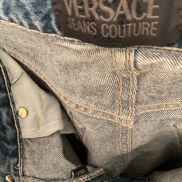 Vintage Versace Jeans Couture High Waisted Buttonfly Woman - Picture 9 of 9